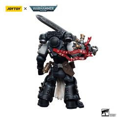 Warhammer 40k Figura 1/18 Black Templars Emperor\'s Champion Bayard\'s Revenge 12 cm  Joy Toy 