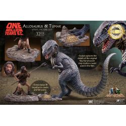 One Million Years B.C. Soft Vinyl Statues Allosaurus & Tumak