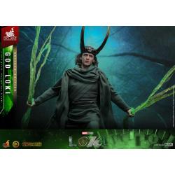 Hot Toys DX41AE Marvel Loki Collectible Action Figurine 1/6 God Loki (Artisan Edition) 31cm