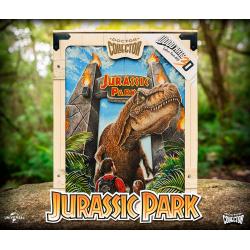 Jurassic Park WoodArts 3D Wooden Wall Art Rex Attack 30 x 40 cm