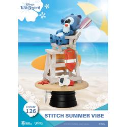 Disney Diorama PVC D-Stage Stitch Summer Vibe 16 cm Beast Kingdom Toys 