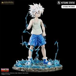  Hunter × Hunter Estatua PVC Akihabara Legend Figure 1/8 Kirua (God Speed Mode) 21 cm Kitsune Statue