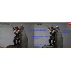 Metal Gear Solid Estatua Solid Snake 44 cm