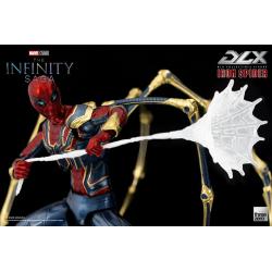 Infinity Saga Figura 1/12 DLX Iron Spider 16 cm SPIDERMAN THREEZERO