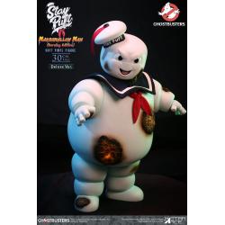 Marshmallow CAZAFANTASMAS Estatua Soft Vinyl Stay Puft  Man Burnign Edition Deluxe Version 30 cm STAR ACE TOYS