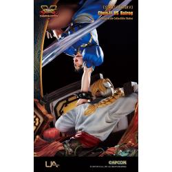 Street Fighter V Estatua Log Collection Chun-Li vs Balrog 50 cm