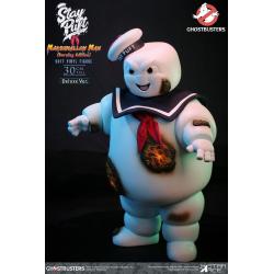 Marshmallow CAZAFANTASMAS Estatua Soft Vinyl Stay Puft  Man Burnign Edition Deluxe Version 30 cm STAR ACE TOYS