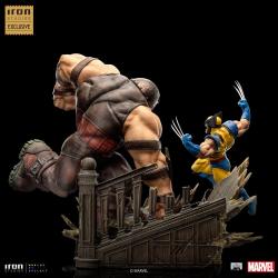 Marvel Estatua 1/10 BDS Art Scale Wolverine vs Juggernaut heo EU Exclusive 30 cm IRON STUDIOS