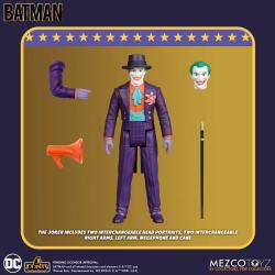 SET 3 FIGURAS JOKER GOON FIG. 9,5 CM DC UNIVERSE BATMAN 1989 5 POINTS MEZCO