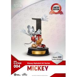 Disney Pack de 6 Estatuas Mini Diorama Stage 100 Years of Wonder-Disney Alphabet Art 10 cm