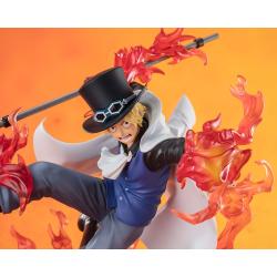 One Piece Figuarts ZERO Extra Battle Estatua PVC Sabo Fire Fist Rook Check 19 cm  Bandai Tamashii Nations 