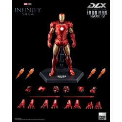 Infinity Saga Figura 1/12 DLX Iron Man Mark 4 17 cm ThreeZero