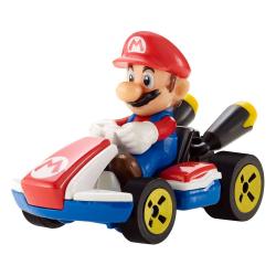 Mario Kart Vehículo Hot Wheels 1/64 Mario (Standard Kart) 8 cm