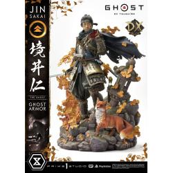 Ghost of Tsushima Estatua 1/4 Jin Sakai Deluxe Bonus Version 58 cm