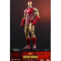 Iron Man Sixth Scale Figure by Hot Toys The Origins Collection - Comics Masterpiece Series Diecast