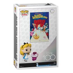 Disney\'s 100th Anniversary POP! Movie Poster & Figure Alice in Wonderland 9 cm