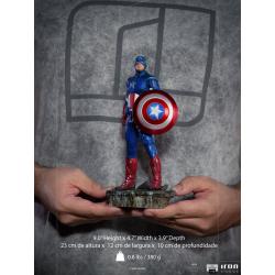 The Infinity Saga BDS Art Scale Statue 1/10 Captain America Battle of NY 23 cm