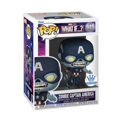 ** EX ** ¿Qué pasaría si...? POP! Animation Vinyl Figura Zombie Captain America Exclusive 9 cm funko