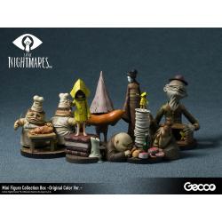 Little Nightmares Pack de 6 Figuras mini PVC Original Color Ver. Gecco