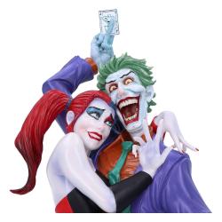 DC Comics Busto The Joker y Harley Quinn 37 cm Nemesis Now