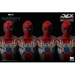 Infinity Saga Figura 1/12 DLX Iron Spider 16 cm SPIDERMAN THREEZERO