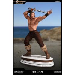 Conan el Bárbaro Mixed Media Estatua 1/3 Conan Classic Ver. (Arnold Schwarzenegger) 74 cm