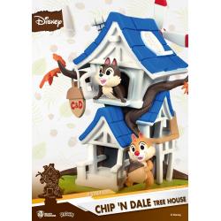 Disney Summer Series D-Stage PVC Diorama Chip \'n Dale Tree House 16 cm