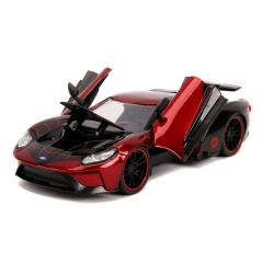 SpiderMan Vehículo 1/24 2017 Ford GT Miles Morales JADA