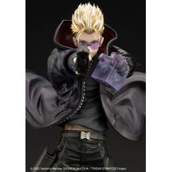 Trigun Stampede Estatua ARTFXJ PVC 1/8 Vash the Stampede The Gunman in Black Ver. 22 cm Kotobukiya