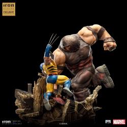 Marvel Estatua 1/10 BDS Art Scale Wolverine vs Juggernaut heo EU Exclusive 30 cm IRON STUDIOS