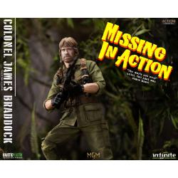 CHUCK NORRIS STANDARD CORONEL BRADDOCK ESTATUA 1/6 DESAPARECIDO EN COMPATE INFINITE STATUE