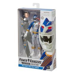 Power Rangers in Space Lightning Collection Figura 2022 Blue Ranger & Galaxy Glider 15 cm
