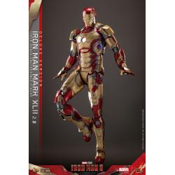 Iron Man 3 Figura Movie Masterpiece Diecast 1/6 Iron Man Mark XLII (2.0) Deluxe 32 cm HOT TOYS