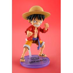 One Piece Figura World Collactable Figures x S.H. Figuarts Monkey D. Luffey 8 cm TAMASHII NATIONS