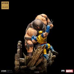 Marvel Estatua 1/10 BDS Art Scale Wolverine vs Juggernaut heo EU Exclusive 30 cm IRON STUDIOS