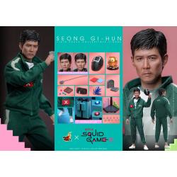 El Juego del Calamar 2 Figura 1/6 Seong Gi-hun 30 cm Squid Game 2 Hot Toys