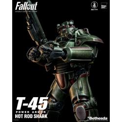 Fallout Figura FigZero 1/6 T-45 Hot Rod Shark Power Armor 37 cm ThreeZero