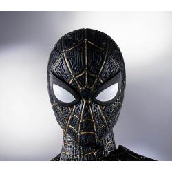 Spider-Man: No Way Home S.H. Figuarts Action Figure Spider-Man Black & Gold Suit (Special Set) 15 cm