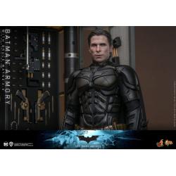 El caballero oscuro Figuras y Diorama Movie Masterpiece 1/6 Batman Armory with Bruce Wayne (2.0) 30 cm