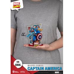 Marvel Comics Diorama PVC D-Stage Captain America 16 cm Beast Kingdom Toys