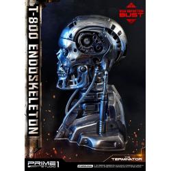 Terminator Busto High Definition 1/2 T-800 Endoskeleton Head 22 cm