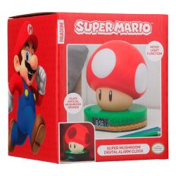 Super Mario despertador con luz Super Mushroom Paladone