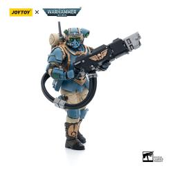 Warhammer 40k Figura 1/18 Astra Militarum Tempestus Scions Squad 55th Kappic Eagles Hot-shot Volley Gunner 12 cm  Joy Toy 