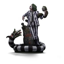 Beetlejuice Estatua 1/10 Art Scale Beetlejuice 19 cm  Iron Studios 