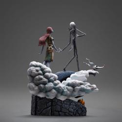 Pesadilla antes de Navidad Estatua 1/10 Deluxe Art Scale Jack and Sally 39 cm  Iron Studios