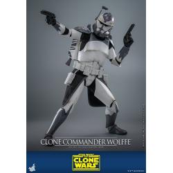 Star Wars: The Clone Wars Figura 1/6 Clone Commander Wolffe 30 cm Hot Toys 