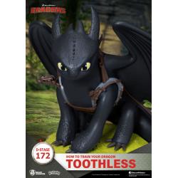 Cómo Entrenar A Tu Dragón Estatua toothless 14 cm  Beast Kingdom Toys 