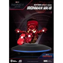 Iron Man 3 Estatua con luz Egg Attack Iron Man Mark III The First Ten Years Edition 16 cm