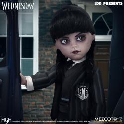 MIERCOLES Addams UNIFORME FIGURA 25,5 CM WEDNESDAY LIVING DEAD DOLLS MEZCO