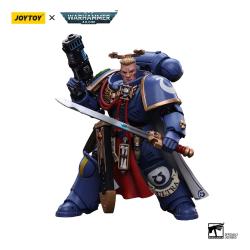 Warhammer 40k Figura 1/18 Ultramarines Primaris Captain with Power Sword and Plasma Pistol 12 cm  Joy Toy 